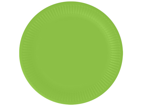 Green Paper Plates - 18 cm - 6 pcs