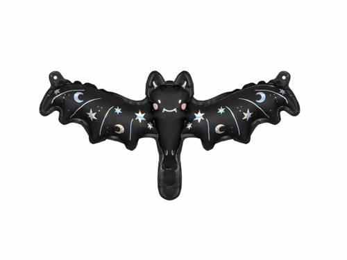 Halloween Black Bat Foil Balloon - 35 x 12 cm - 1 pc