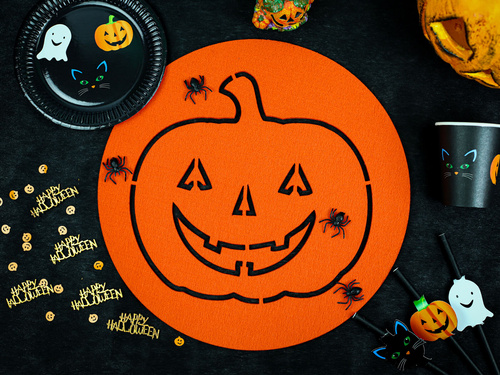 Halloween paper plates - 18 cm - 6 pcs.