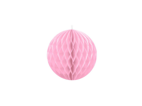 Hanging decoration light pink ball - 10 cm - 1 pc.