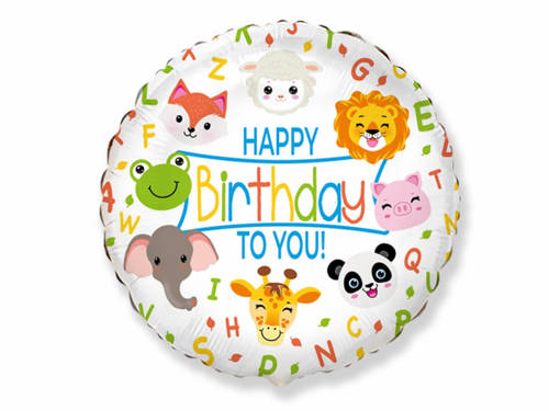 Happy Birthday Foil Balloon - 45 cm - 1 pc