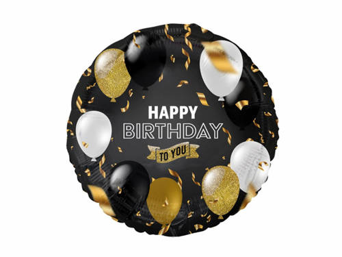 Happy Birthday Foil Balloon - 46 cm - 1 pc