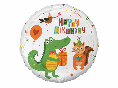 Happy Birthday Foil Balloon - 46 cm - 1 pc