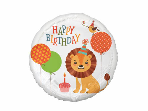 Happy Birthday Foil Balloon - 46 cm - 1 pc