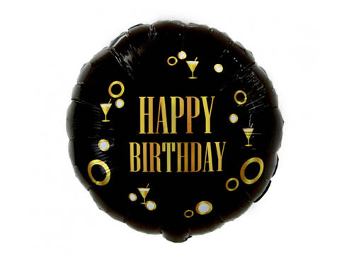 Happy Birthday Foil Balloon - 46 cm - 1 pc