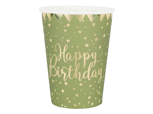 Happy Birthday cup - 270 ml - 10 pcs