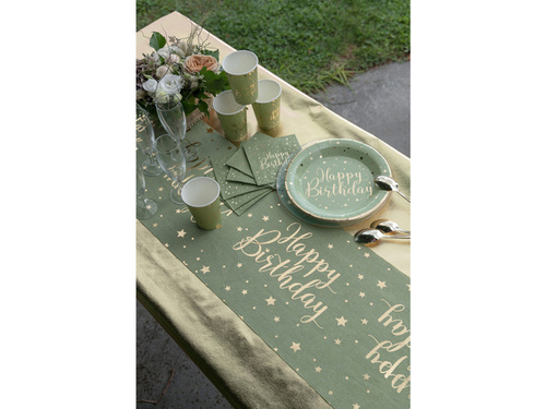 Happy Birthday table runner - 28 x 300 cm - 1 pc