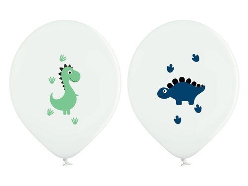 Happy Dinosaurs Balloons - 12" - 50 pcs