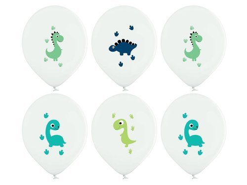 Happy Dinosaurs Balloons - 12" - 50 pcs