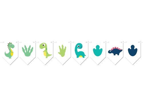 Happy Dinosaurs flag banner - 5 m - 1 pc