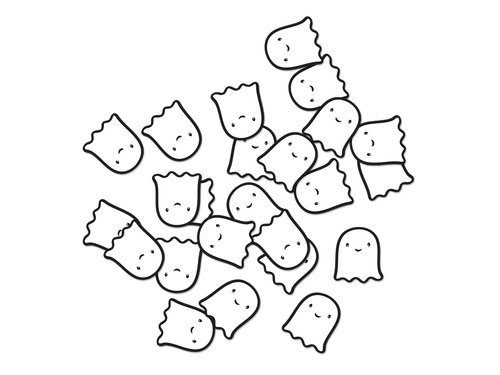 Happy Ghost Confetti - 36 pcs