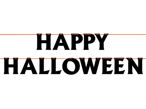 Happy Halloween Large Banner - 500 cm - 1 pc