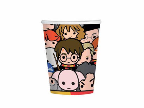 Harry Potter Paper Cups - 250 ml - 8 pcs