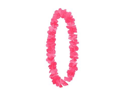 Hawaiian necklace, pink