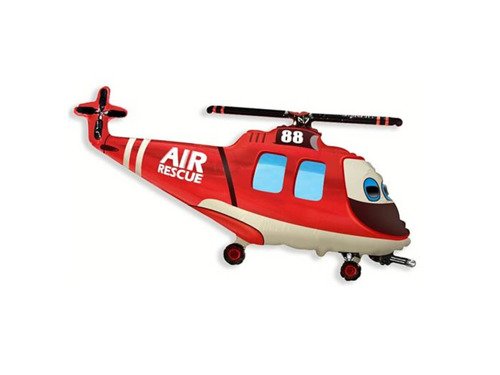 Helicopter foil balloon - 1 pc