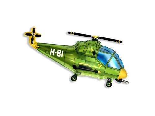 Helicopter foil balloon - 1 pc