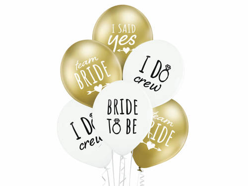 Hen balloons - 12" - 6 pcs