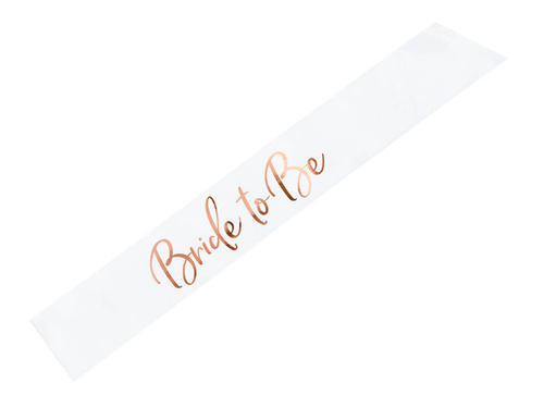 Hen night white sash - 75 cm