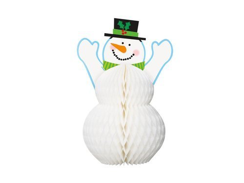 Holiday Snowman Centerpiece - 1 pcs.