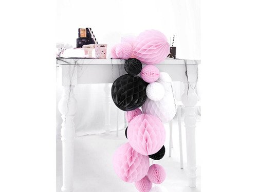 Honeycomb Ball black - 20 cm - 1 pc