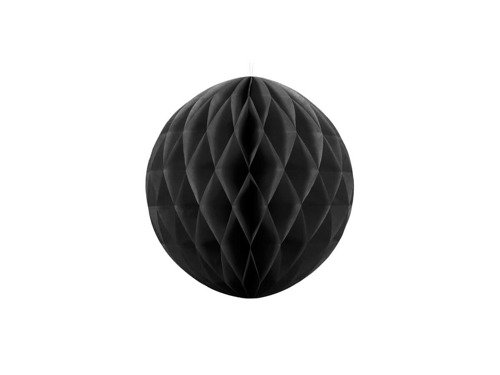 Honeycomb Ball black - 20 cm - 1 pc