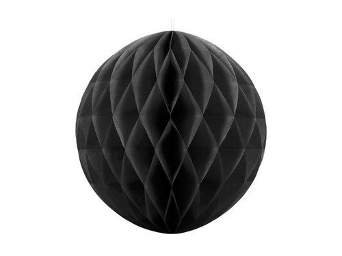 Honeycomb Ball black - 40 cm - 1 pc