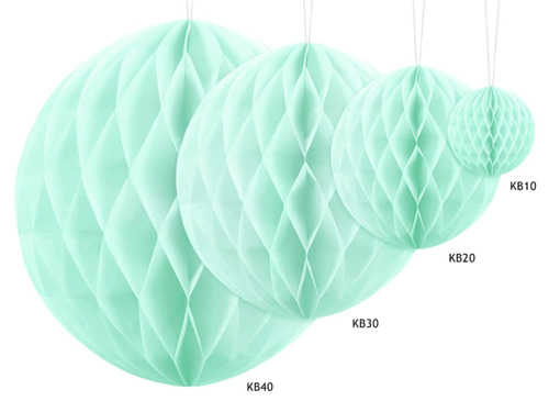 Honeycomb Ball light mint - 20 cm - 1 pc