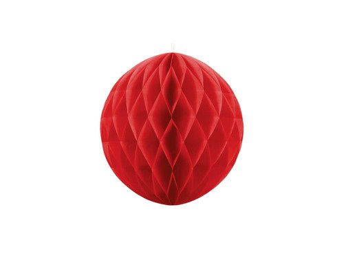 Honeycomb Ball red - 20 cm - 1 pc