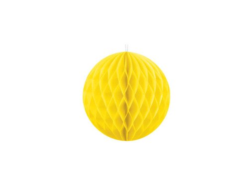 Honeycomb Ball yellow - 10 cm - 1 pc