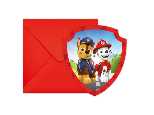 Invitations & Envelopes Paw Patrol Rescue Heroes - 6 pc