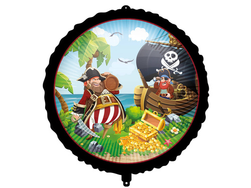 Island Pirates Foil Balloon - 46 cm - 1 pc