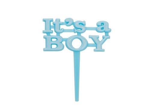 It's A Boy picks blue - 6 cm - 8 pcs