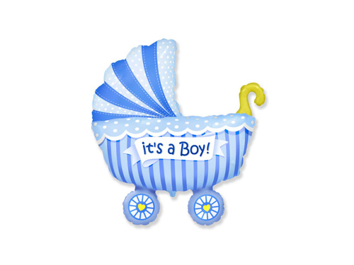 It's a Boy Mini Shape Balloon - 34x28 cm - 1 pc