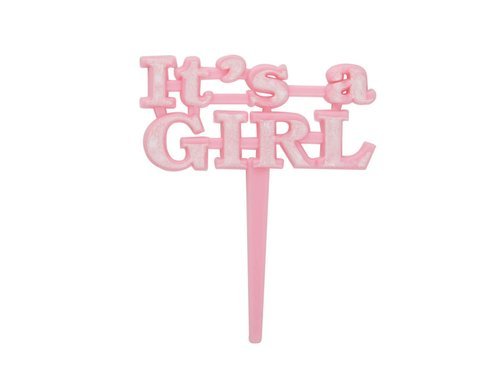 It's a girl picks pink - 6 cm - 8 pcs