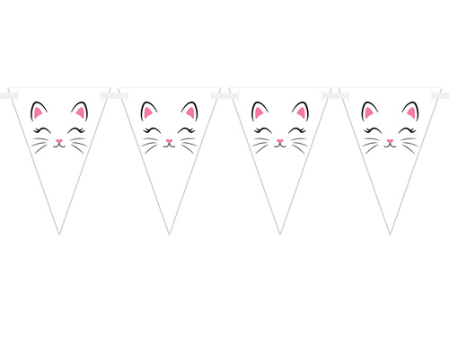 Kitty flag banner - 5 m - 1 pc