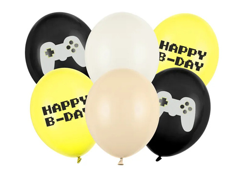 Latex Balloons - 12" - 6 pcs