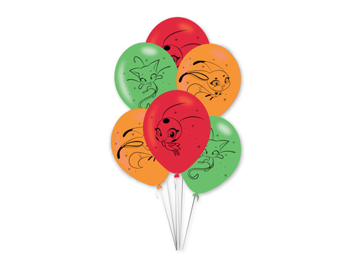 Latex Balloons Miraculous - 27,5 cm - 6 pcs