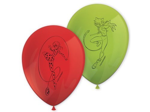 Latex Balloons Miraculous - 29 cm - 8 pcs