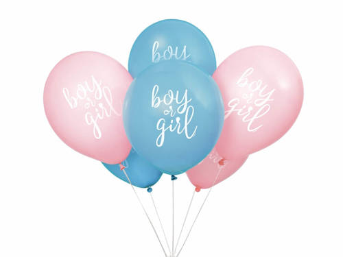 Latex Balloons for baby shower - 30 cm - 8 pcs