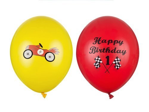 Latex ballon Cars - 30 cm - 50 pcs