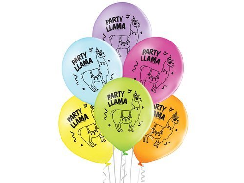 Latex ballon Party Llama - 30 cm - 6 pcs