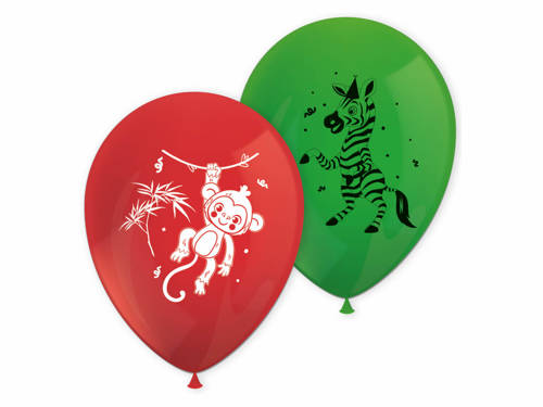 Latex ballons Safari - 8 pcs