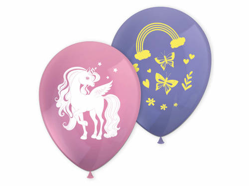 Latex ballons Unicorn - 8 pcs