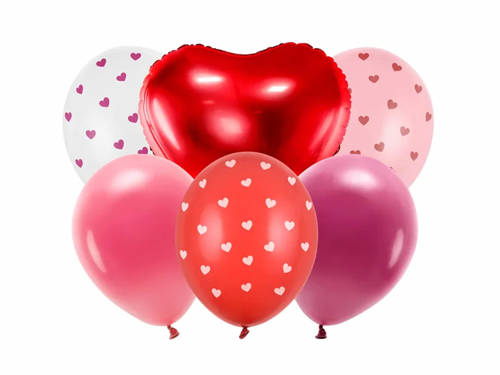 Latex balloons - 6 pcs