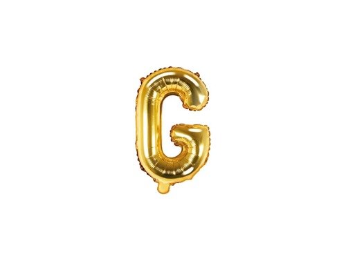 Letter "G" Gold Foil Balloon - 35 cm - 1 pc