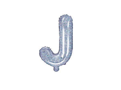 Letter "J"  Foil Balloon - 35 cm - 1 pc