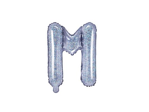 Letter "M"  Foil Balloon - 35 cm - 1 pc