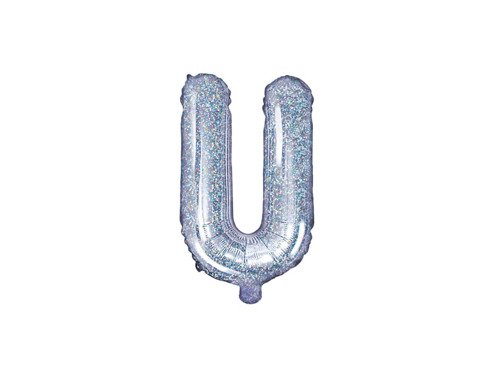 Letter "U"  Foil Balloon - 35 cm - 1 pc