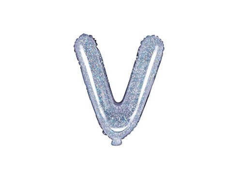 Letter "V"  Foil Balloon - 35 cm - 1 pc