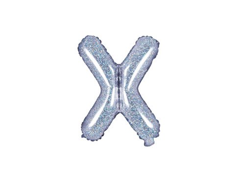 Letter "X"  Foil Balloon - 35 cm - 1 pc